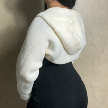 Load image into Gallery viewer, Hooded Shrug (cream)
