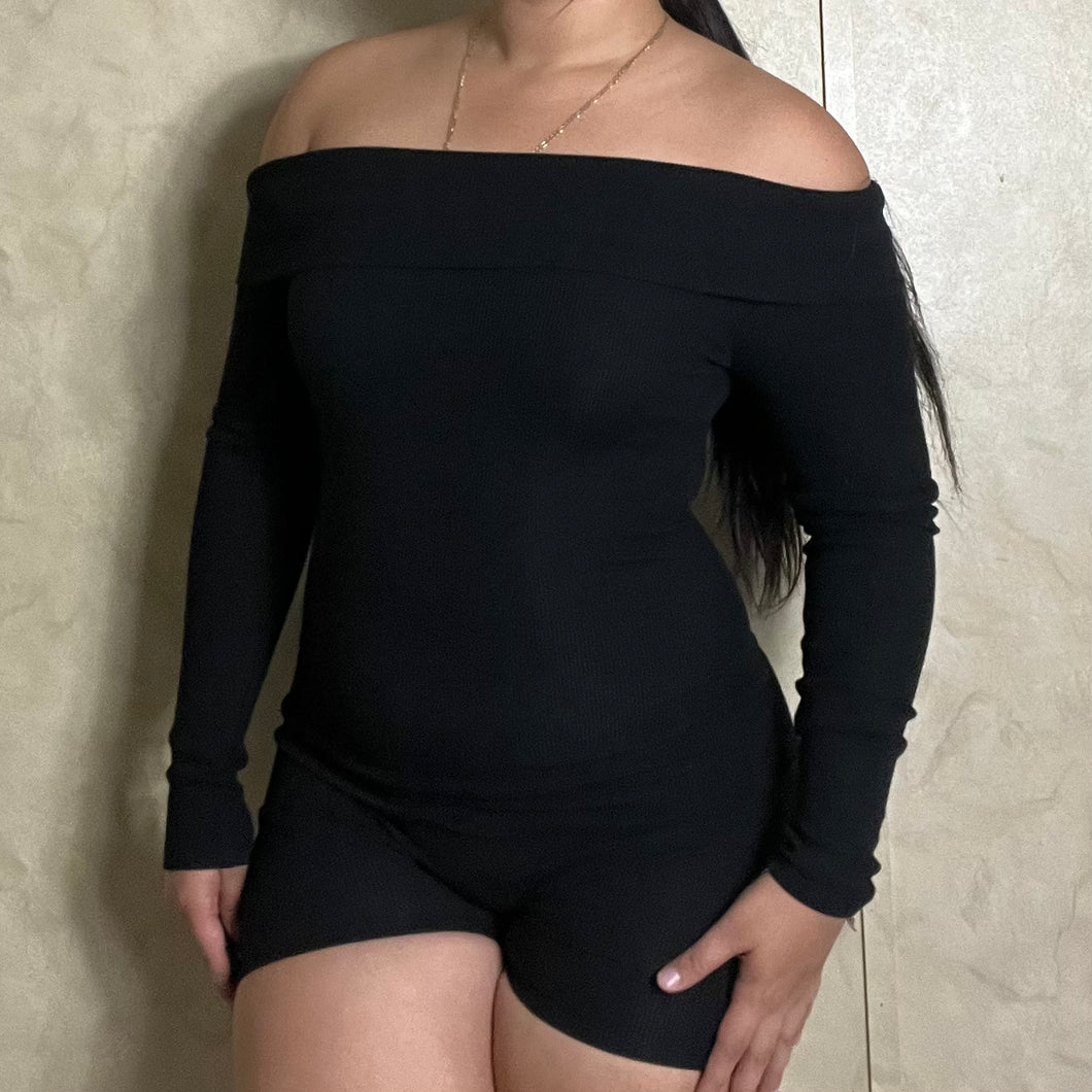 Hazel Romper (black)