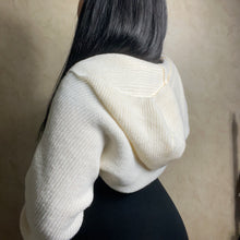 Load image into Gallery viewer, Hooded Shrug (cream)
