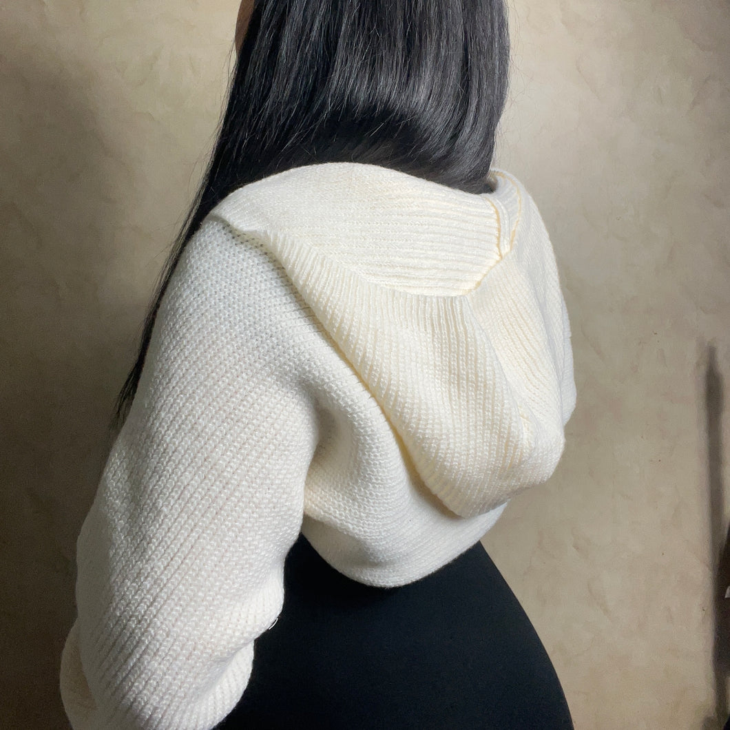 Hooded Shrug (cream)