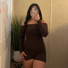 Load image into Gallery viewer, Hazel Romper (chocolate)
