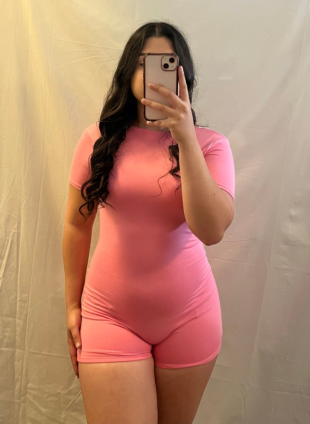 Luz Romper (pink)