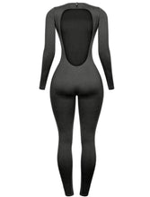 Load image into Gallery viewer, Open Back Jumpsuit (black)
